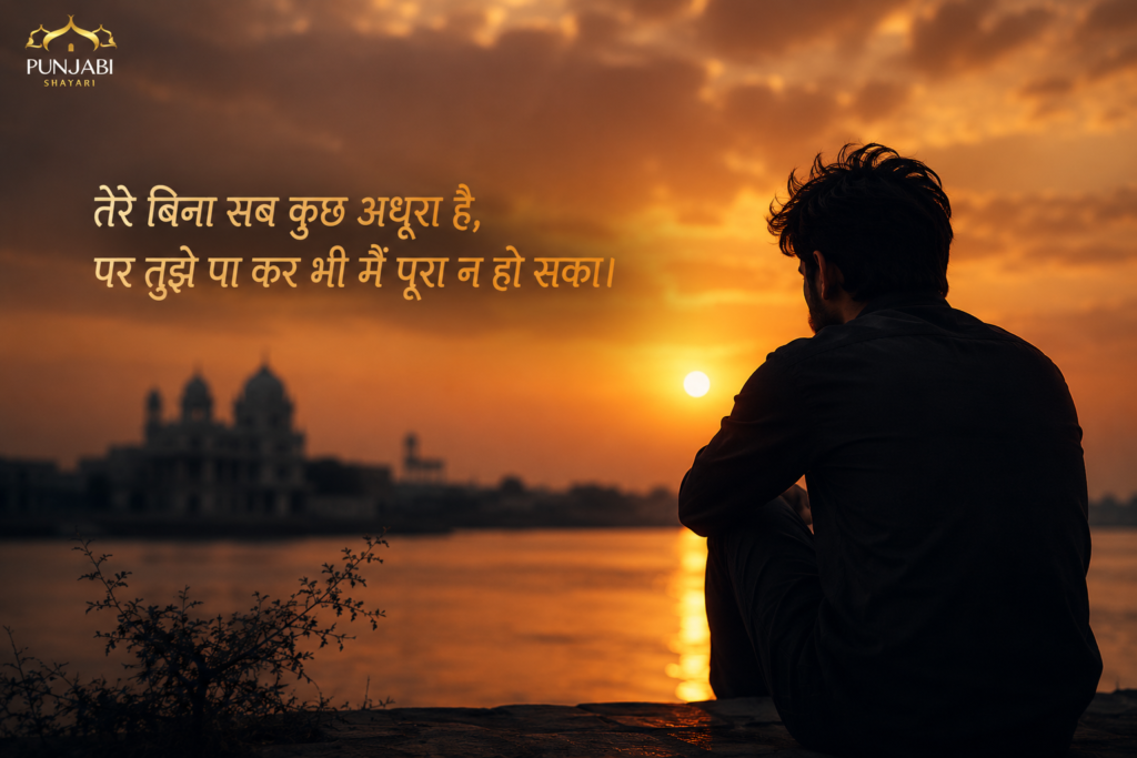 Punjabi Shayari Sad Love